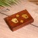Game desktop 2v1 (cubes + 2 deck of cards) 18x12x4 cm, tree shisham