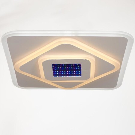 Economic Service chandelier with PDU 02505 LED 126W 3000-6000K, Dimmir., White 50x50x7 cm