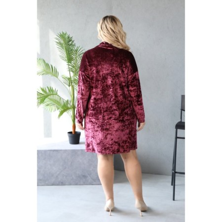 Women's dress, size 58, pink color-9
