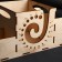 Glumener-organizer, 25 × 15 × 12 cm, beige color