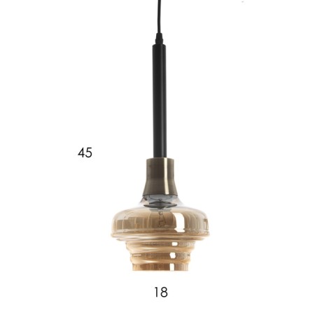 London lamp 1x40W E27 Black 17.5x17.5x40 (140) cm-5