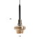 London lamp 1x40W E27 Black 17.5x17.5x40 (140) cm