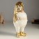 Polystone souvenir "Dwarf in white pants, a gold sweater and cap" 11x9x23 cm