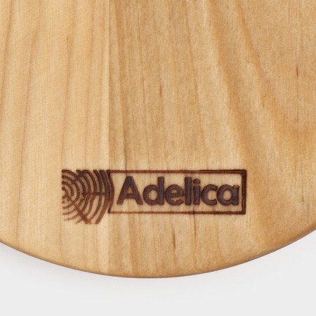ADELICA Burger Board, with a pen, 20 × 13 × 1.8 cm, birch-8
