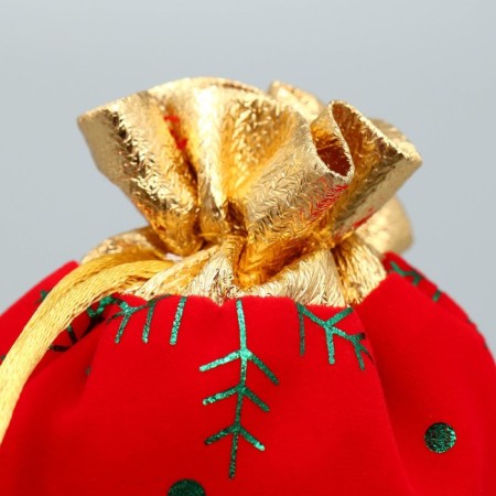 Gift sugar suction "with love", snowflakes, embossing, 10 x 12 cm +/- 1.5 cm, New Year-3