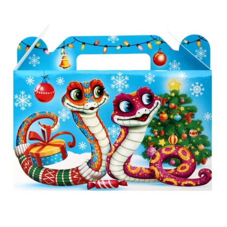 New Year. Gift set of sweets "snakes", with animation, 400 g-1