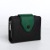 Women's wallet on a magnet, black color