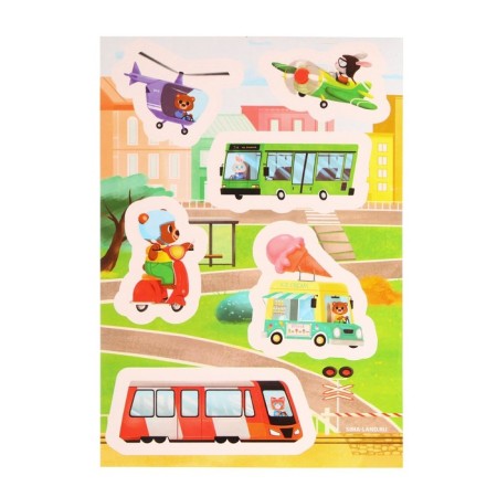 Block Gravior “Let's go!”, 10 sheets, Stikhel-3