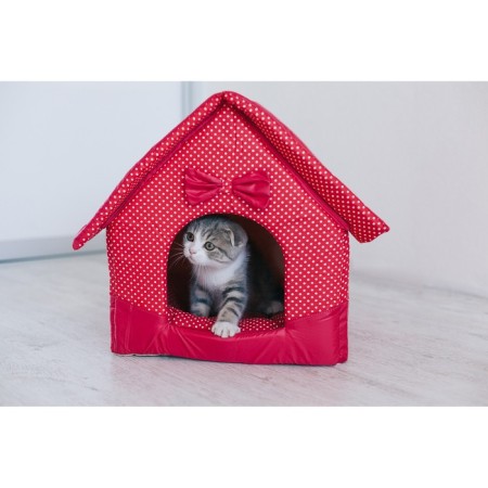 House "Tenderness", 34 x 32 x 37 cm, pink-7