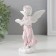 Polystone souvenir "Angel on a star cloud in a dress with a wreath" mix 12.8x8.7x6 cm