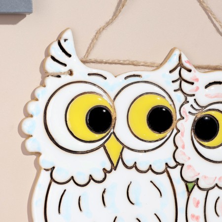 Souvenir "Owls", 16x12.5 cm, Mayolik, mix-3