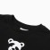 T -shirt for a boy, color black, height 134 cm