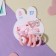Hair set "Pink Miracle" (2 invisibility 5 cm, 4 elastic bands) Butterfly, pink