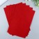 Soft felt 1 mm 20x30 cm red