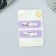 Invisibility for hair "Adeli" (set 2 pcs) Gloice straight, 5 cm, lilac