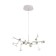 Suspended chandelier Mantra Adn, Led, 3960lm, 3000k, 350 mm, matte white color