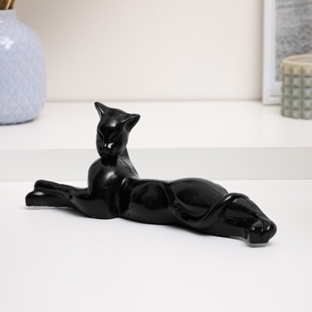Figure "Panther No. 1" Malaya Black glossy 7x26x10cm-1