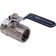 Ballic Aqualink, PN 50 tap, inner/internal thread 2 ", pen, nickel.