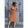 Female dress, size 56, mustard color