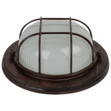 Lamp era NBO 03-60-022 with a lattice, E27, 60W, 220x220x92 mm, IP54
