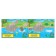 100 stickers set of "animal world", 4 pcs. 16 p.