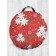 Pillow Siddle "Snowsters in winter", decorative, d = 52 cm