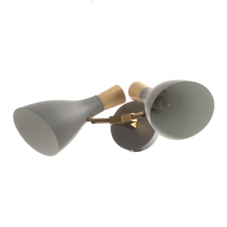 Sconces "Morocco" 2he27 40W gray 25x15x38cm-4