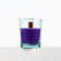 Aromatic candle with soy wax "flower fields", the aroma of lavender 6 x 5 x 5 cm.
