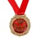 Jubilee medal in the velvet box "with the anniversary", D = 6.5 cm.