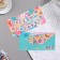 The envelope for the money "Funny holiday!" Congrev, glitter, flags, 17x8 cm