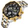 Electronic watch watches, D-3.7 cm, with an alarm clock, calendar, backlight, 1 atm