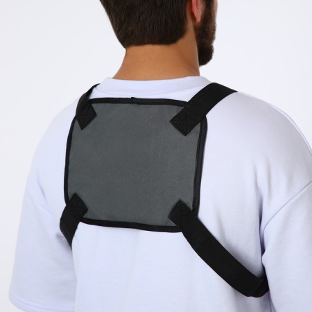 Babberry bag on lightning, 2 external pockets, color gray color-2