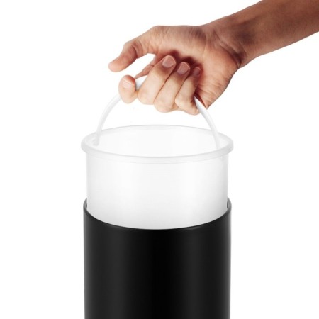 Touch Garbage bucket KitFort KT-6018-1, 2 l, inner bucket 1 l, black-4