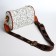 Bag Cross-Bodi with a zipper, white color