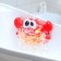 Bath toy "foam crab", bubbles, musical, on a suction cup, crush me