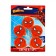 Candle for the cake "Happy Birthday!", 5 pieces, Spider-Man