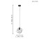 Suspension Straiton, 1x60W E27