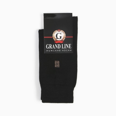 Male socks, black color, size 25-4