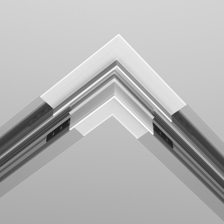 Connector EXILITY Corner built under a 12.5 mm GCL, white-4