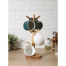 ADELICA mugs, base D = 13 × 1.8 cm, height 34 cm, hanger 6.5 cm, birch