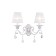 Bra Maytoni ARM247-02-G, 2HE14, 40W, 25x39x39 cm, white color with gold