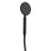 Bath mixer Zein Z3835, one -leaf, shower set, black