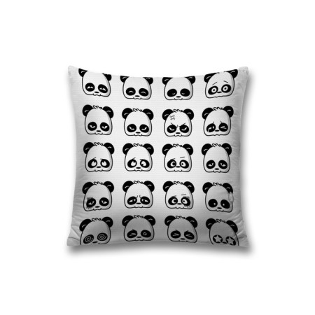 Pillowess decorative "Emotions of Panda", on a zipper, size 45x45 cm