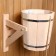 Dousy of alder, 10 l, with a plastic insert, with an overflow