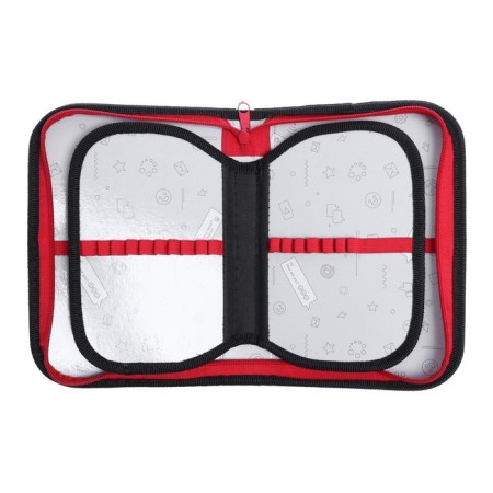 Penal 3 sections, tab inside, 140 x 210 x 40 mm, fabric, calligrata top block "Spider"-5