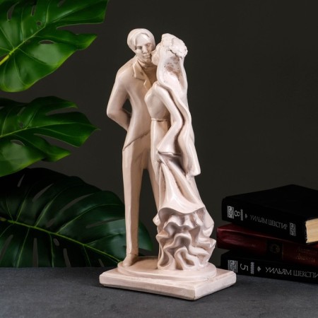 Figure "Wedding No. 2" aged 17x14x38cm-1