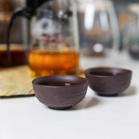 Ceramic "Vostok", 60 ml, 7 × 3.5 cm, brown color-4