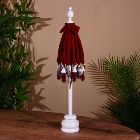 Interior souvenir "Umbrella" burgundy 60 cm-1