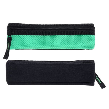 Penal soft, 1 department, 60 x 195 mm, flat, PMP 03-73 with a notebook for a notebook, bright green 57432-1