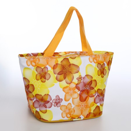 Lightning cosmetic bag, yellow color